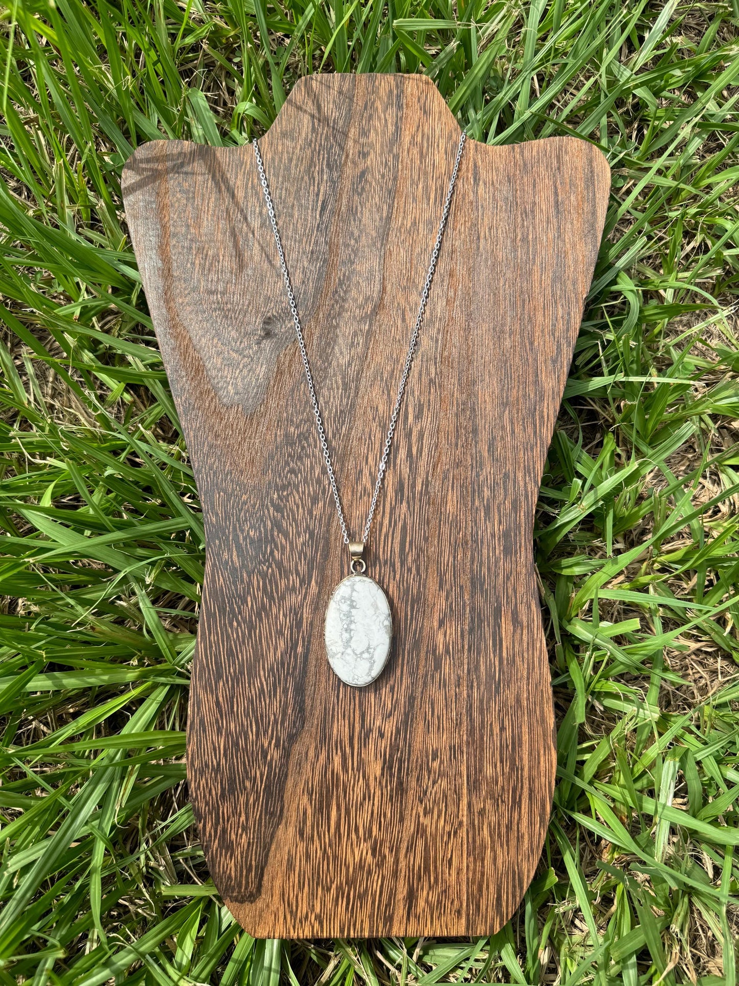 Howlite Crystal Necklace